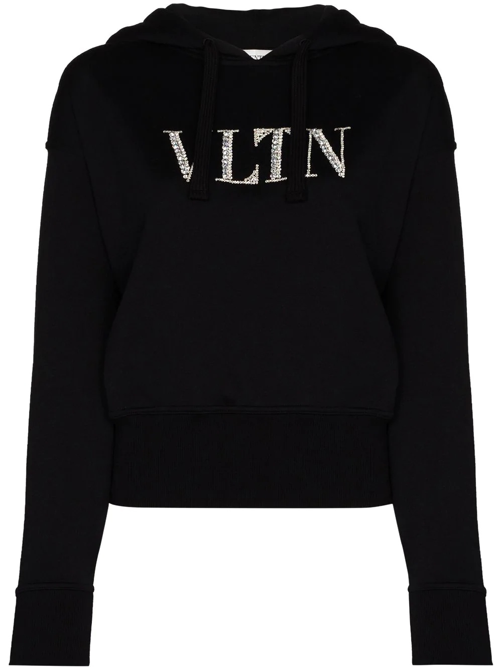 logo-print hoodie - 1