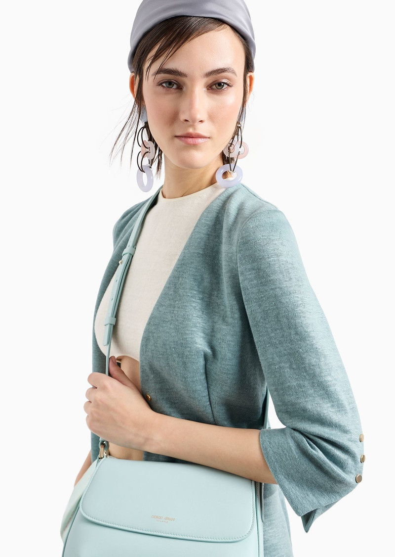 Small la Prima Soft handbag in nappa leather 7