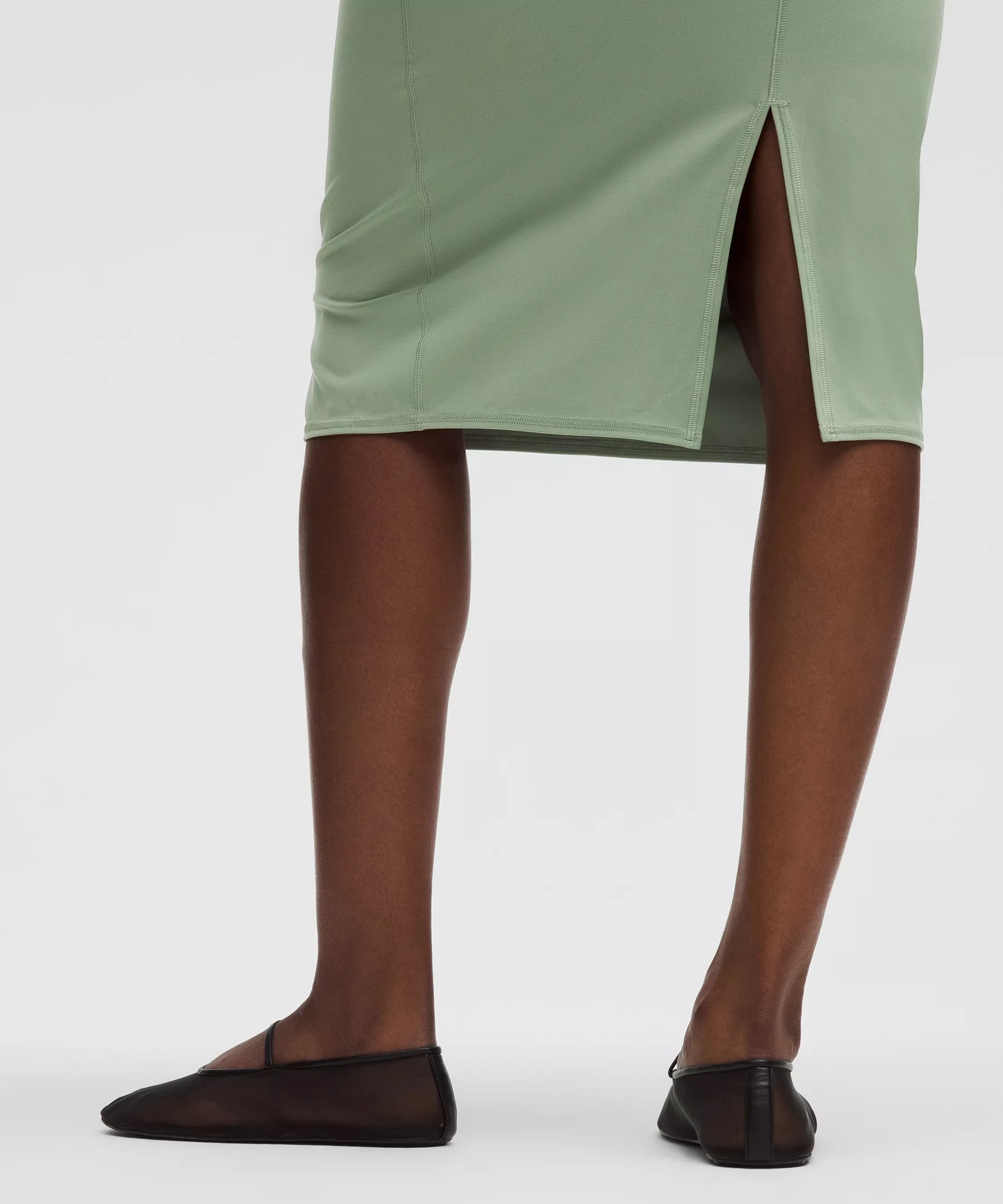 Nulu Slim-Fit High-Rise Midi Skirt - 5