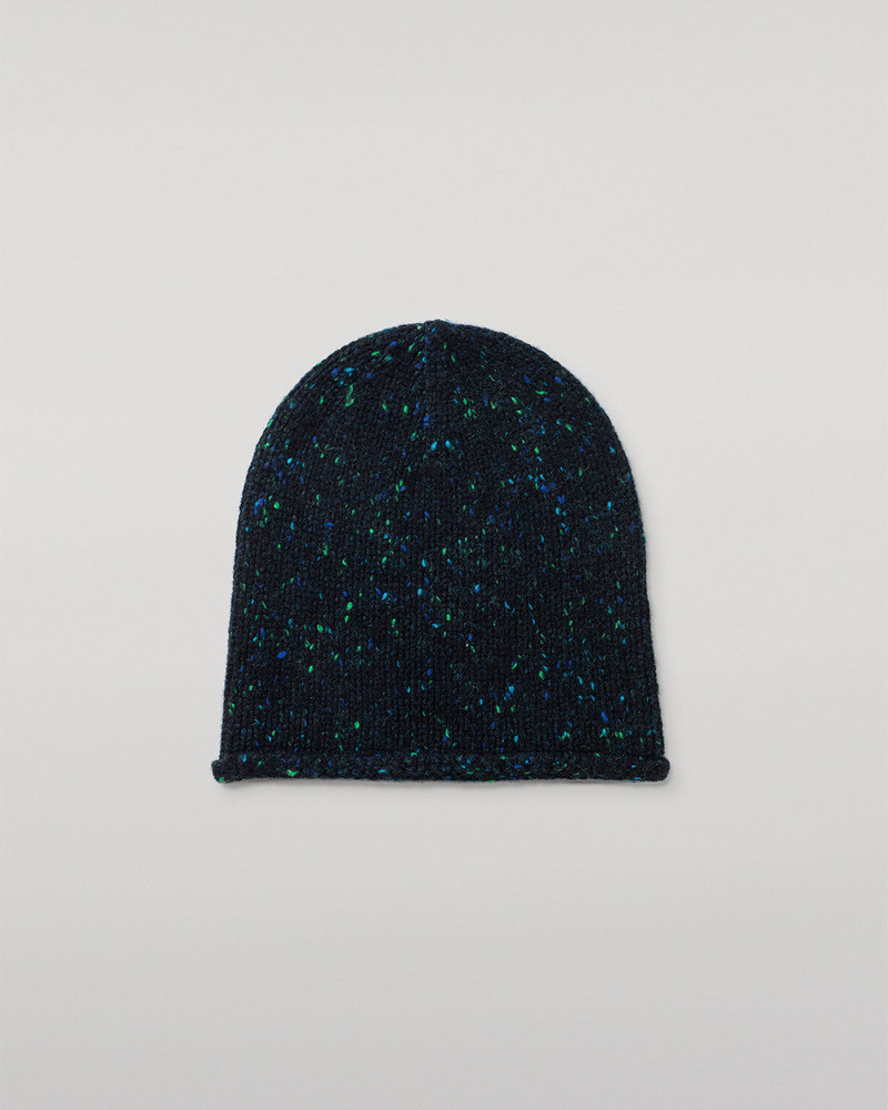 Tiree Green Donegal Cashmere Beanie 1