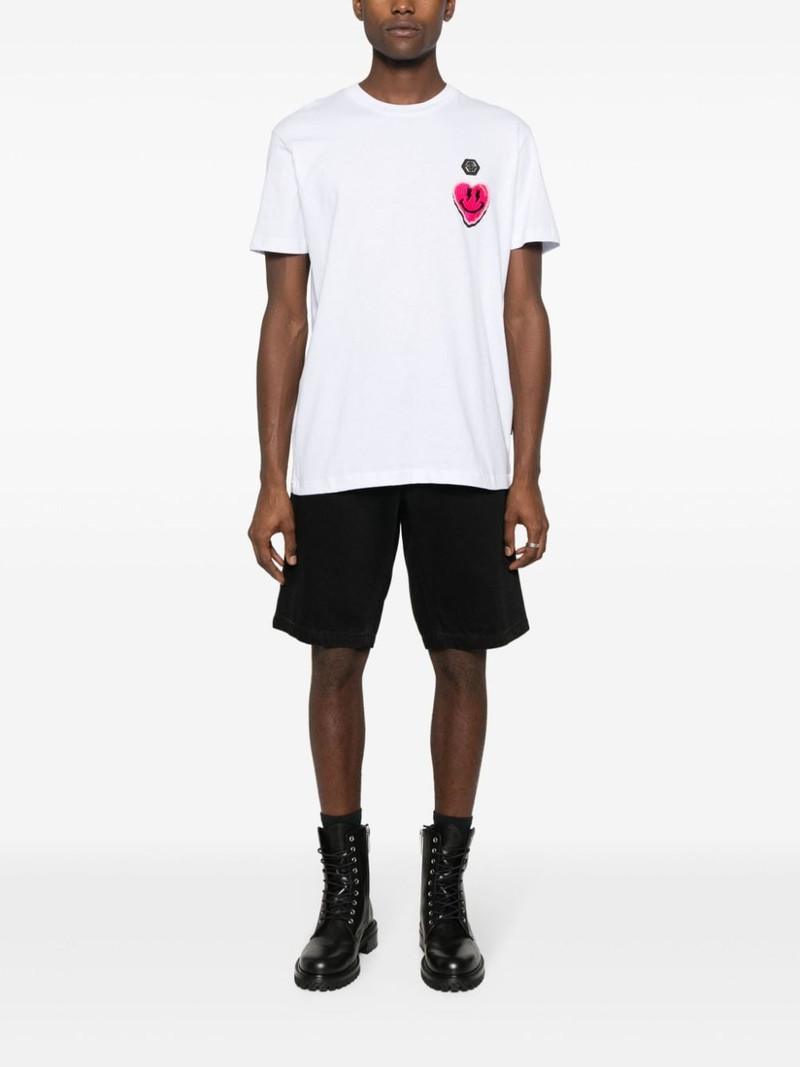 PHILIPP PLEIN graphic-print cotton T-shirt outlook