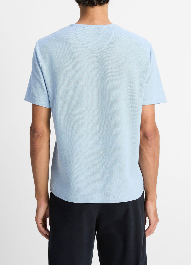 Vince Pima Cotton Piqué Crew Neck T-Shirt outlook