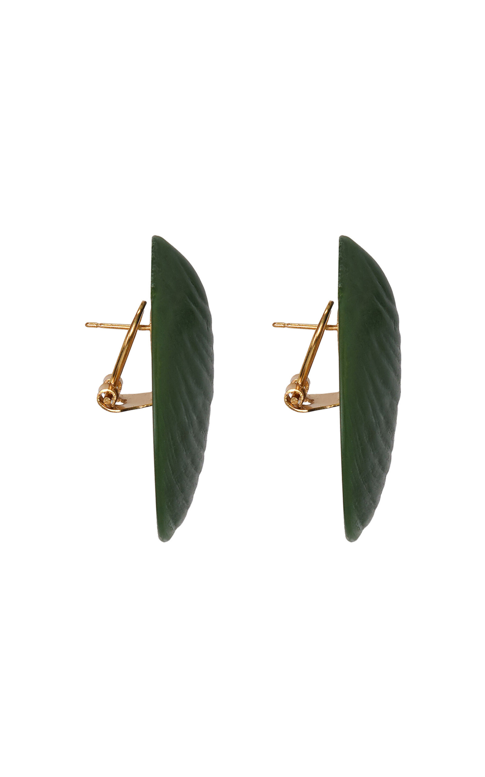 Self Exploration Shell Earrings green - 4