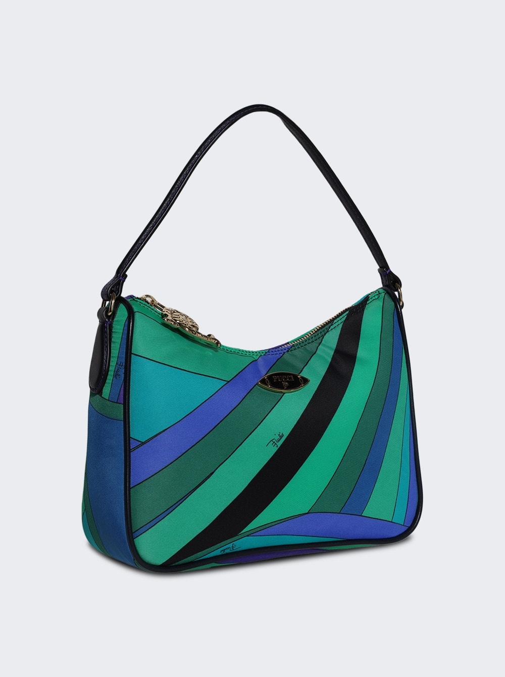 Yummy Shoulder Bag Blue And Emerald - 4