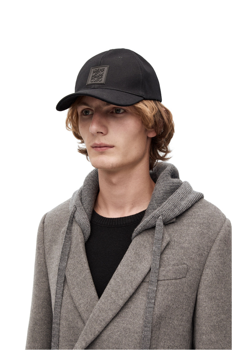 Loewe Patch cap in canvas outlook