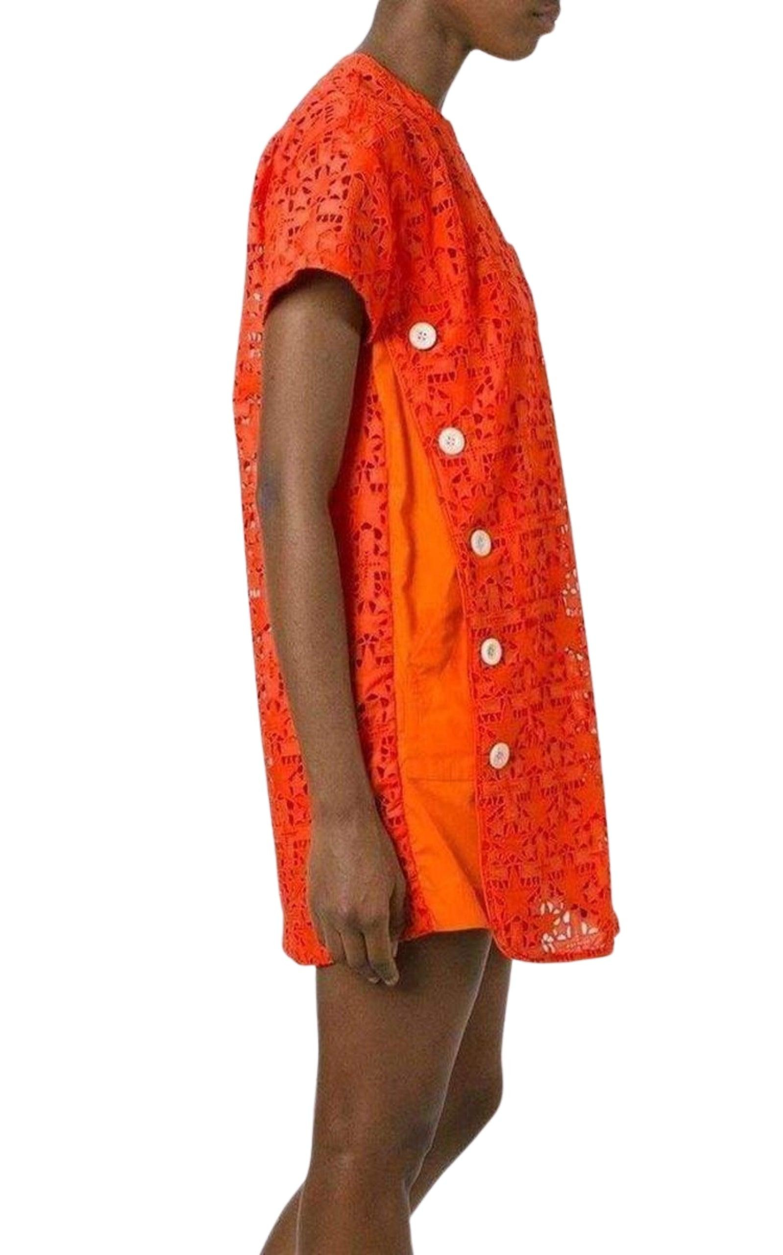 Lace Trim Sangallo Dress - 4