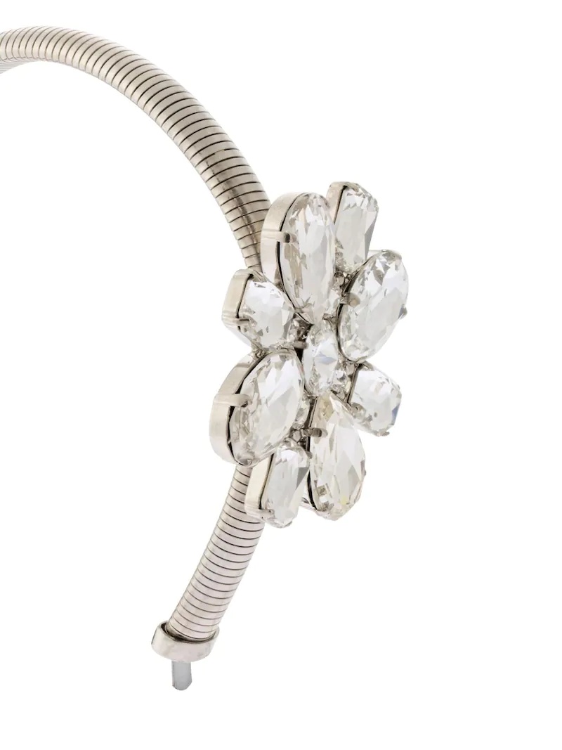 CRYSTAL SIDE FLOWER HEADBAND - 3