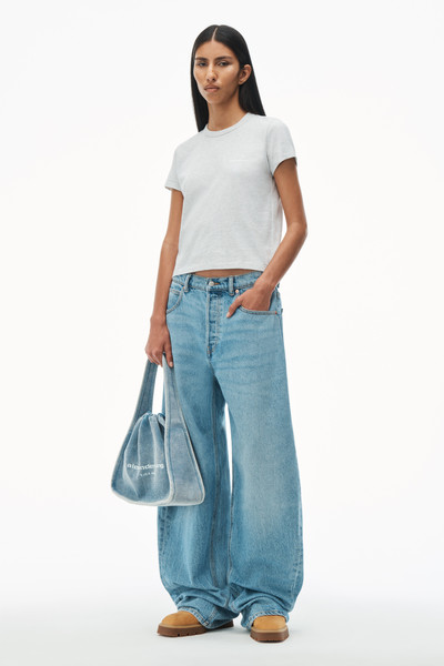 Alexander Wang SHRUNKEN TEE IN HIGH TWIST JERSEY outlook