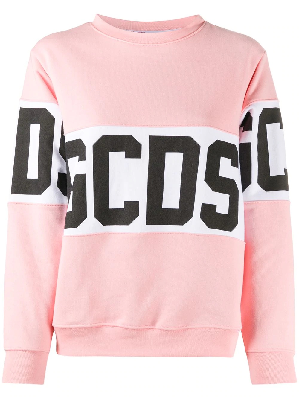 logo colour-block sweatshirt - 1