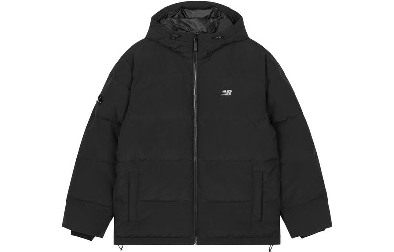 New Balance NB Logo Winter Down Jacket 'Black' AMJ33339-BK - 1