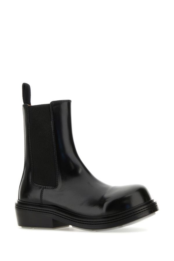 Black leather Fireman Chelsie ankle boots - 2