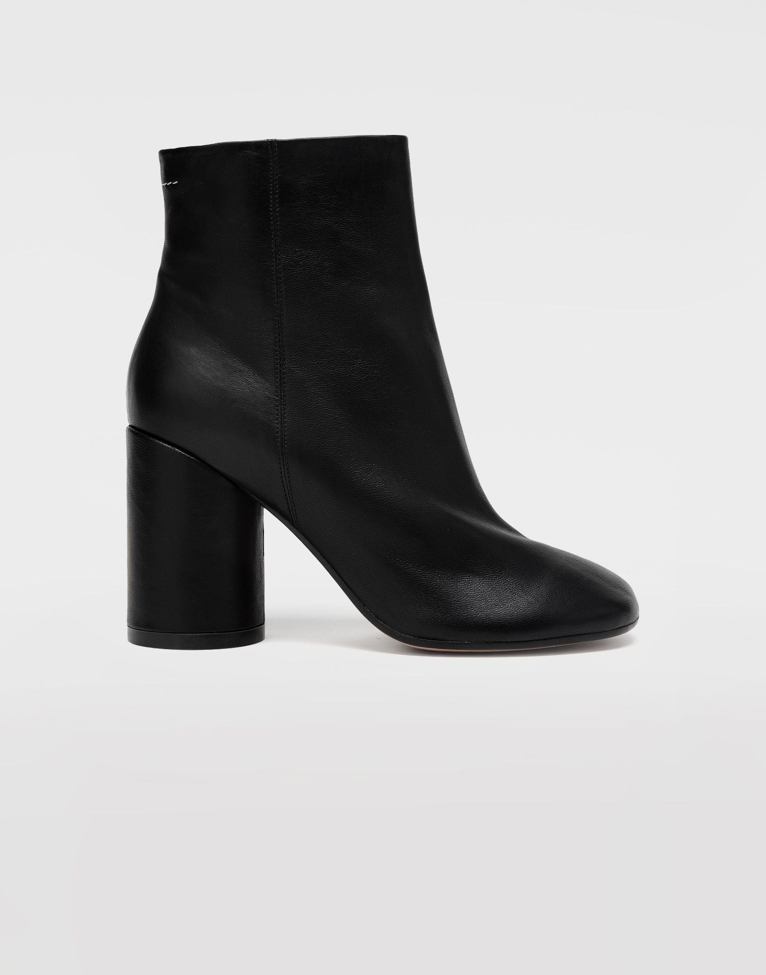 6-heel leather ankle boots - 1