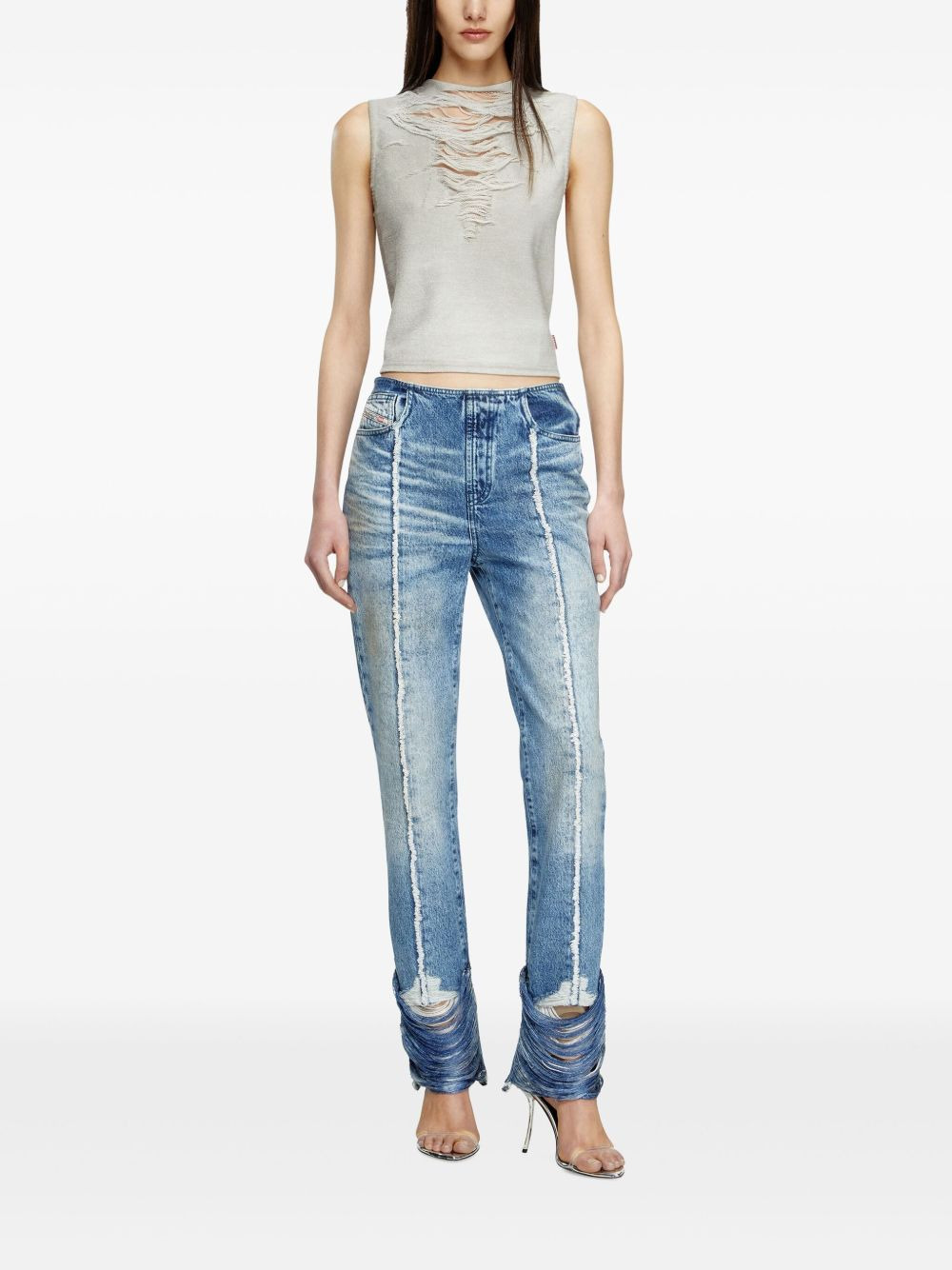 distressed tank top - 2