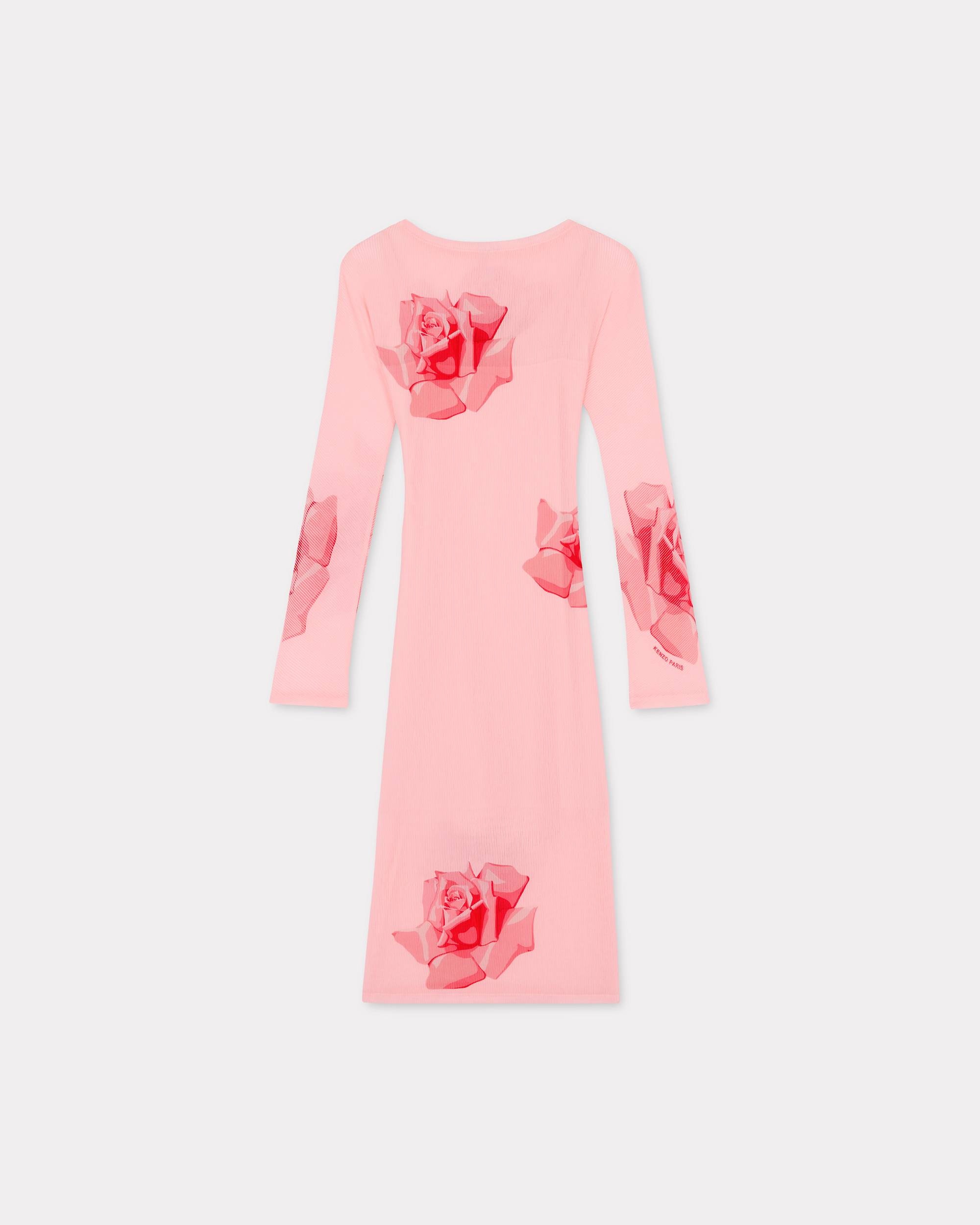'KENZO Rose' midi pleated dress - 2