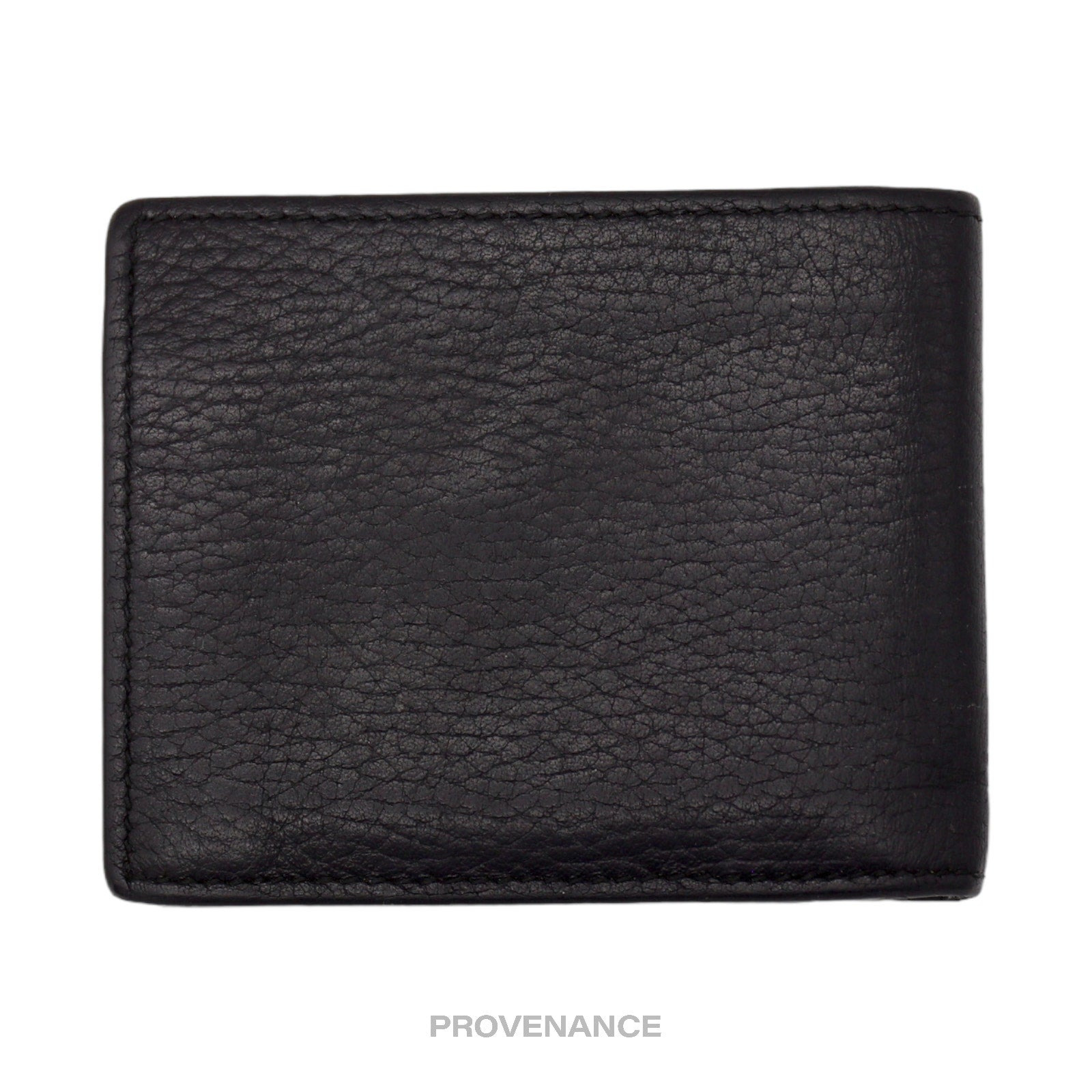 Gucci GG Logo Bifold Wallet - Black/Yellow Leather - 2
