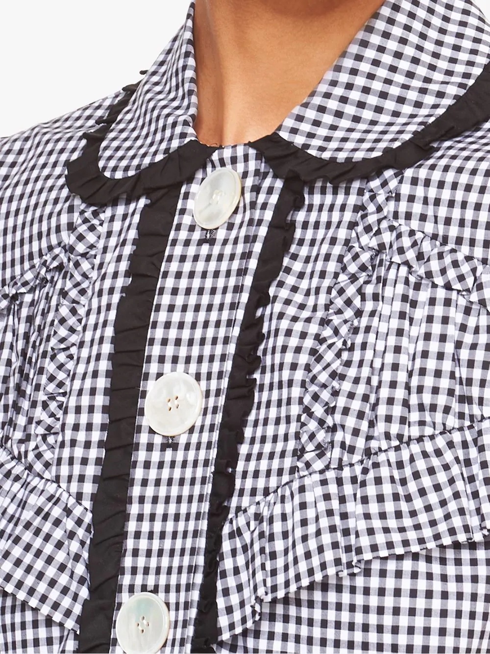 gingham check shirt - 5