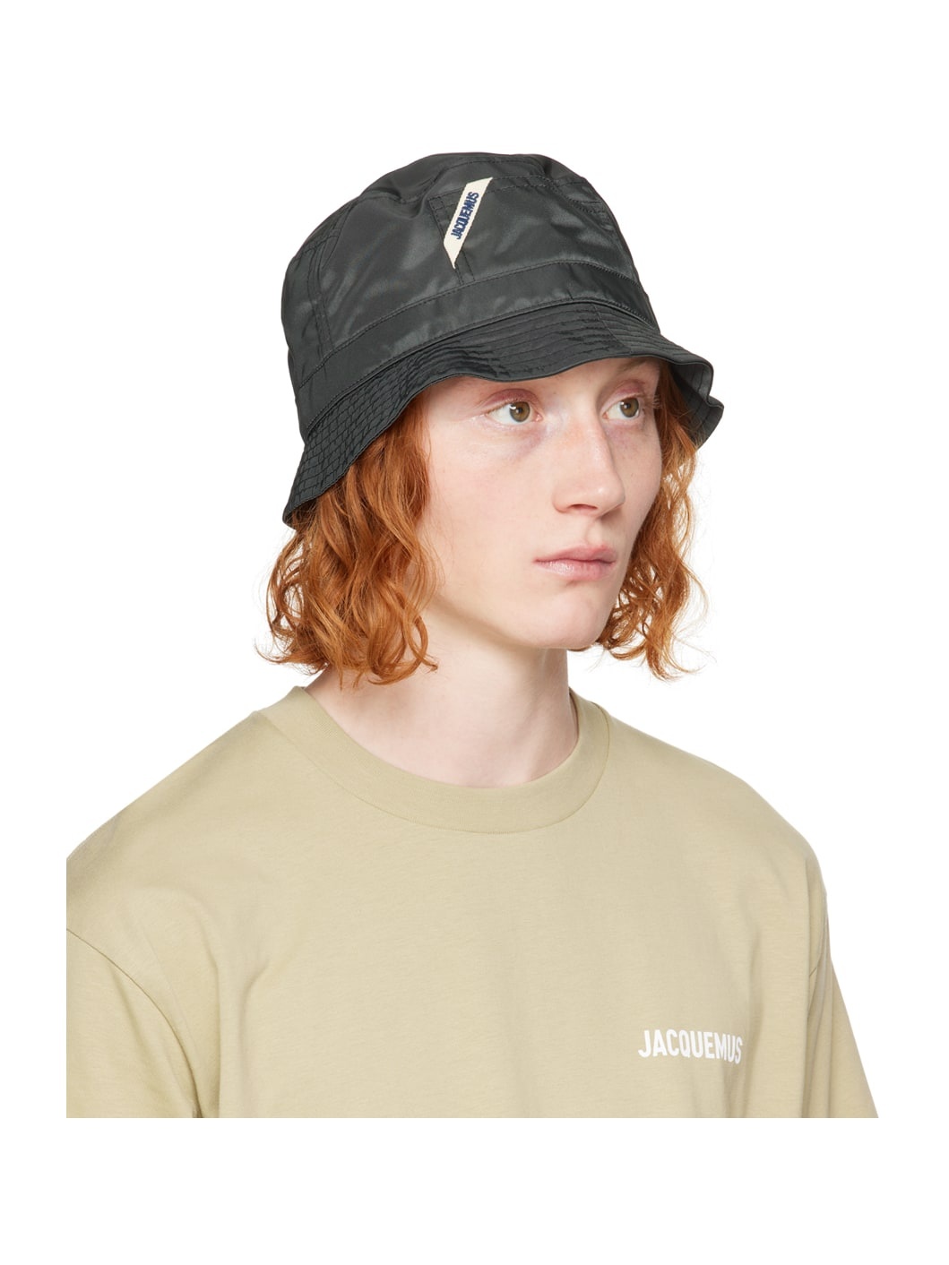 Black Le Chouchou 'Le Bob Ovalie' Bucket Hat - 2