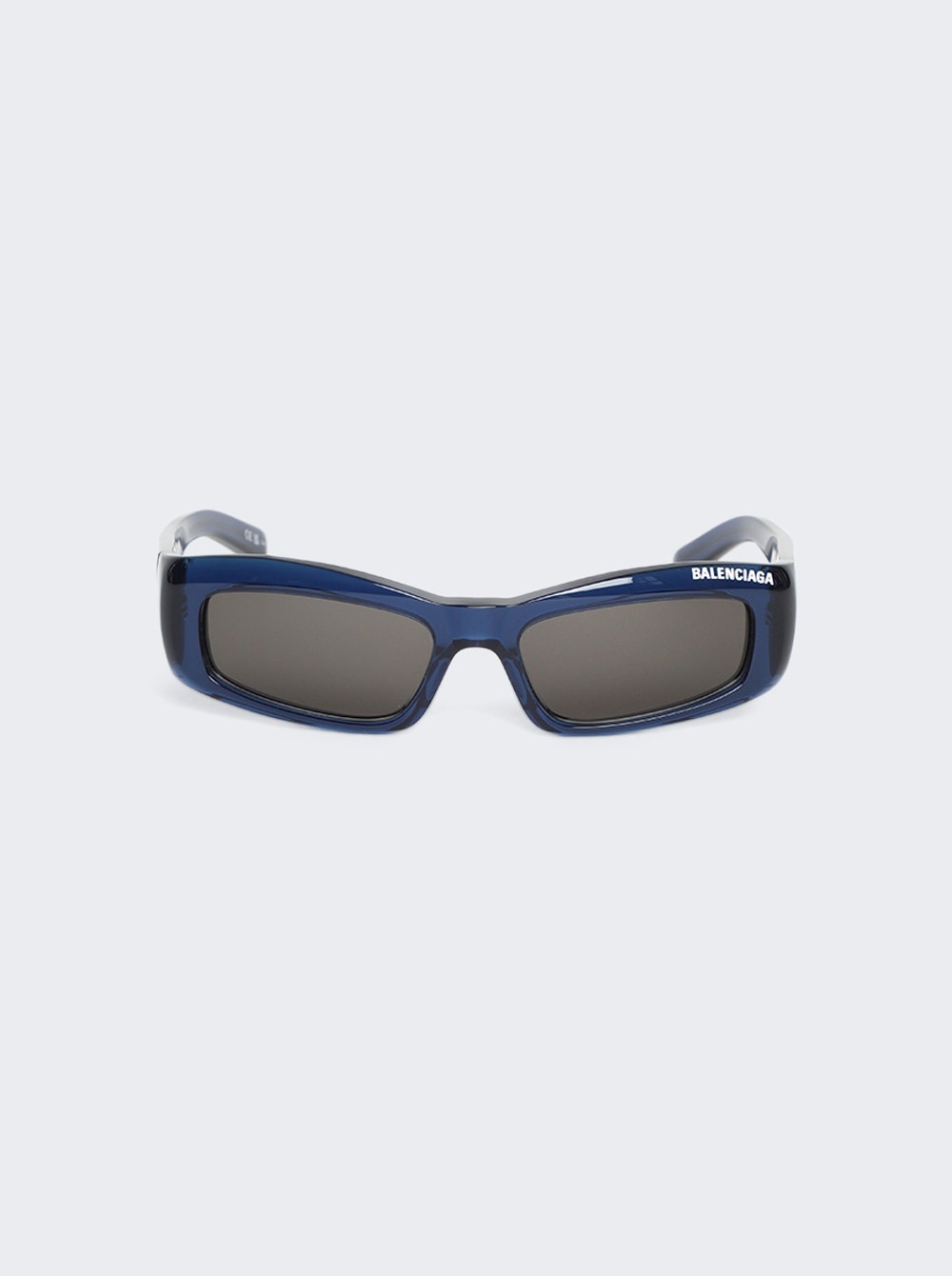 Logo Print Sunglasses Blue - 1