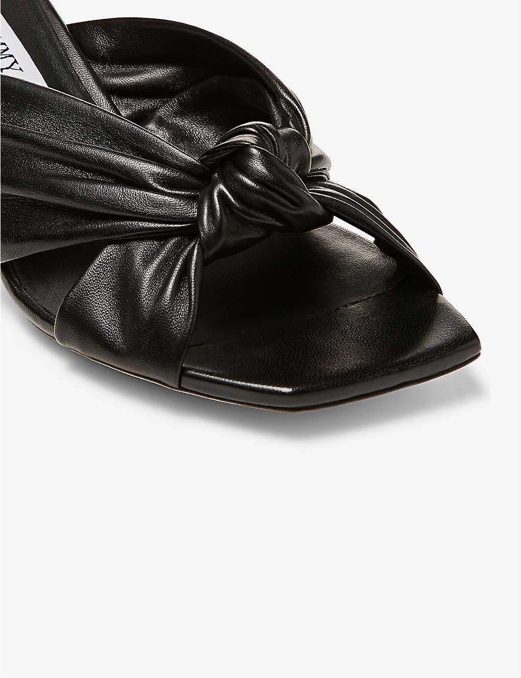 Avenue 50 heeled leather mules - 5