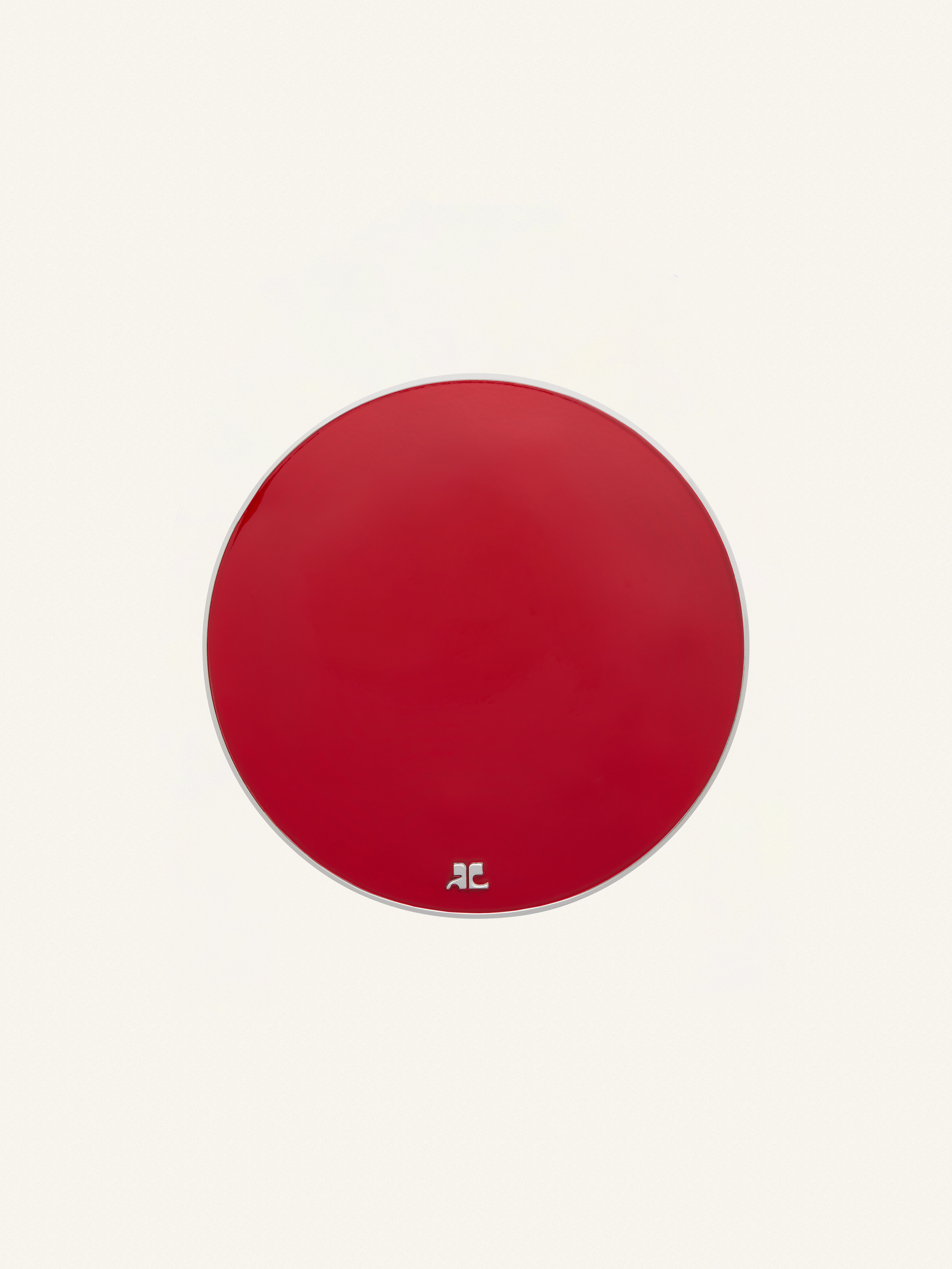 FLAT CIRCLE EARRING - 1