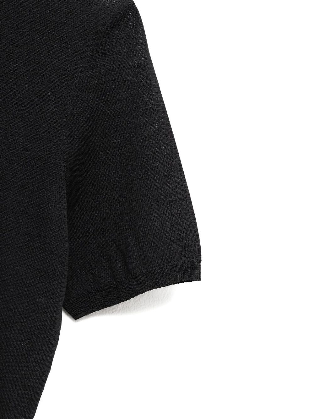 short-sleeve knitted T-shirt - 3