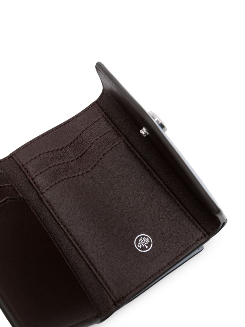 logo-stamp leather wallet - 3