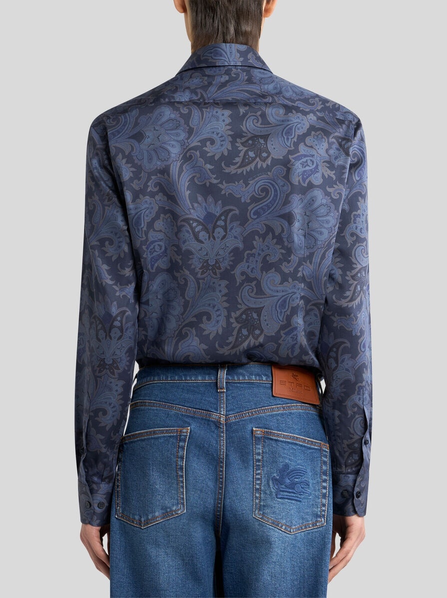 MAXI FLOWER PAISLEY SHIRT - 4