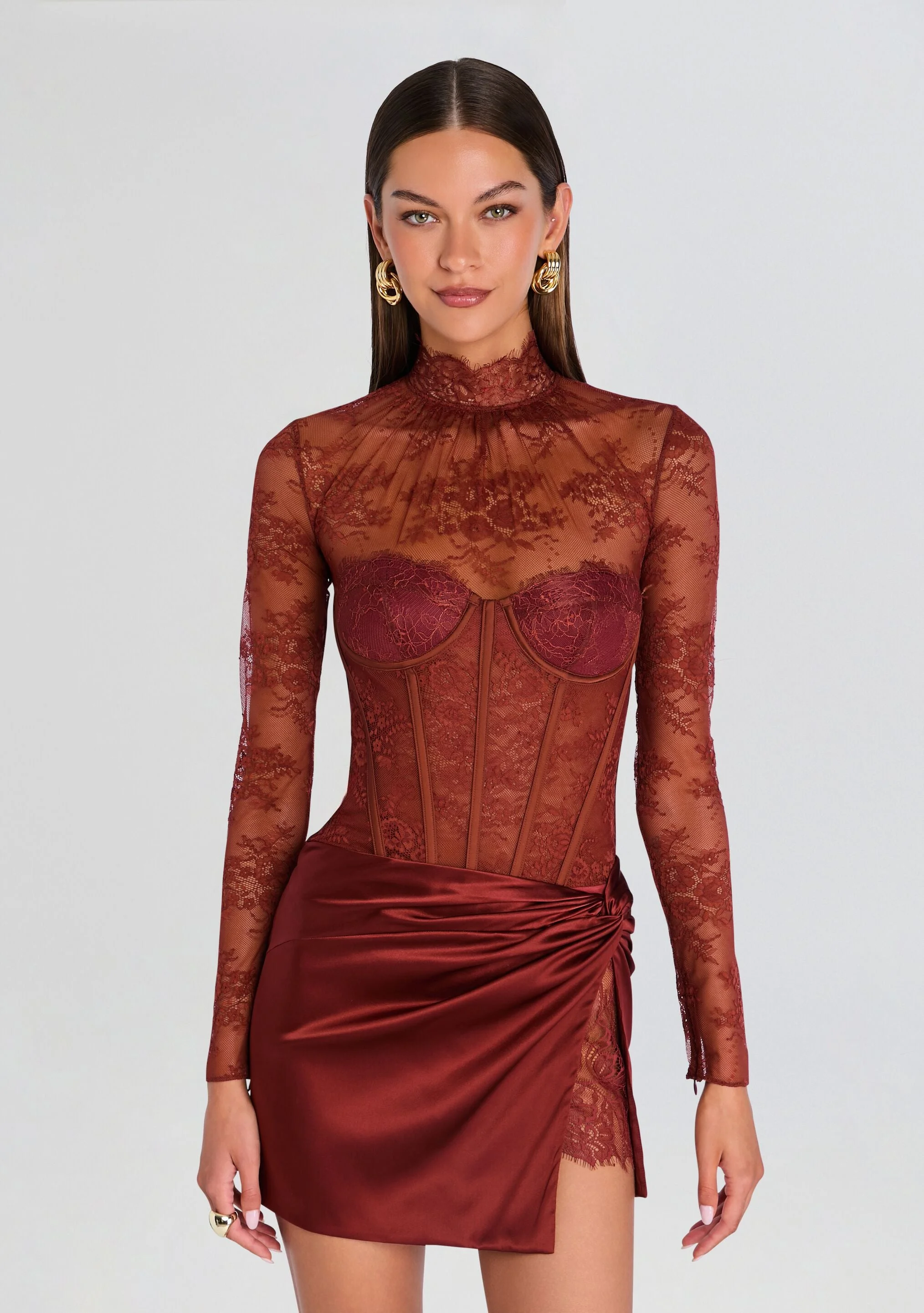 VALENTINA LACE BODYSUIT - 1