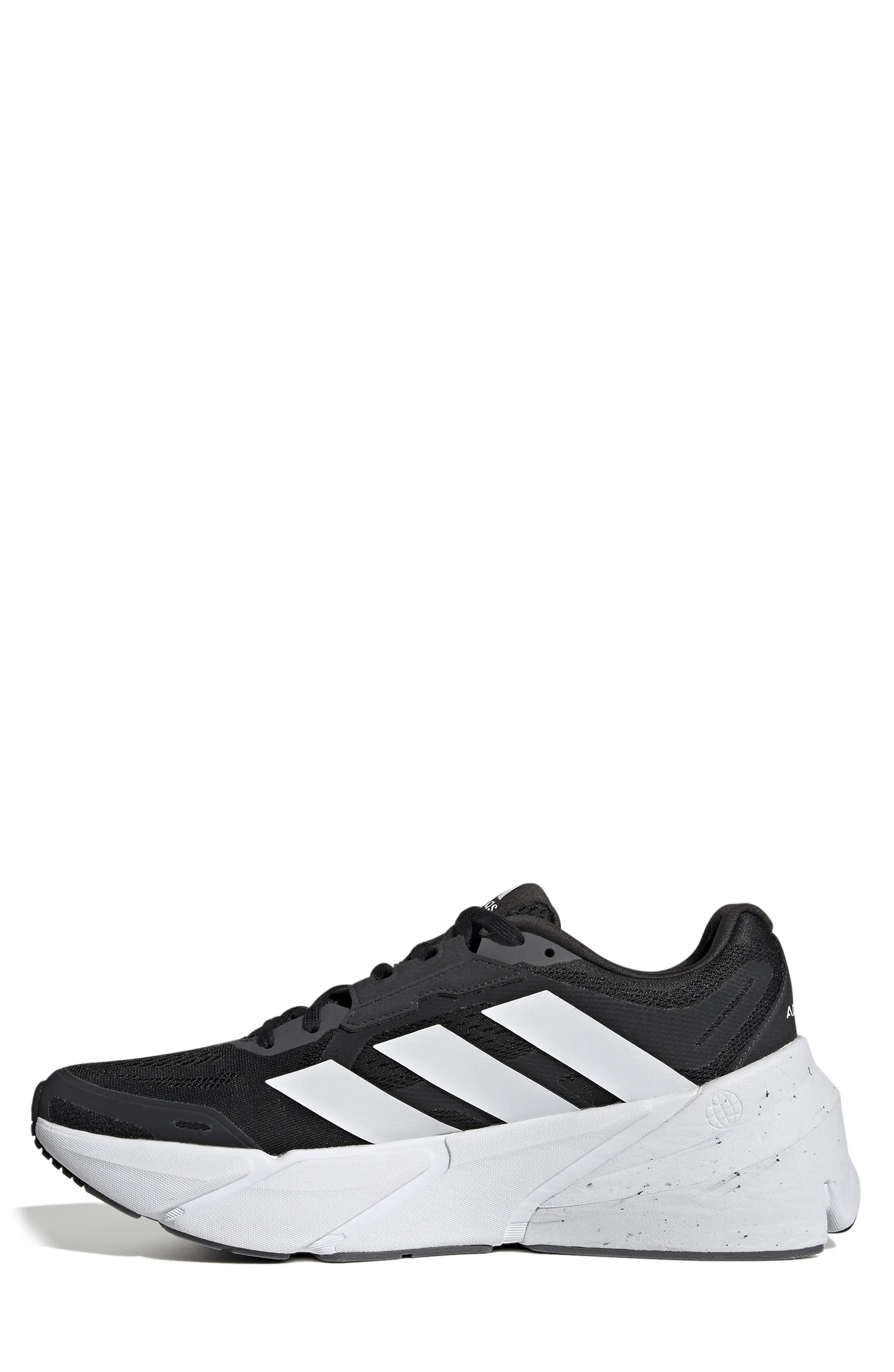 Adilette Tonys Chocolonely Running Shoe in Core Black/Ftwr White/Grey - 8