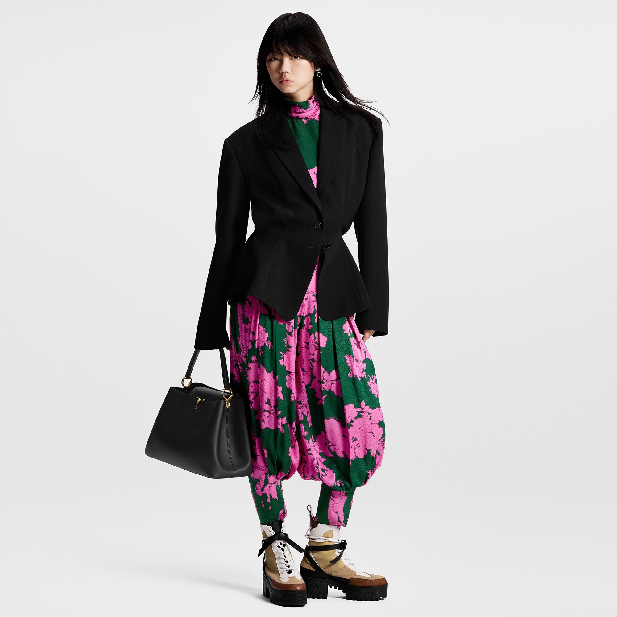 Wool Crepe Drawstring Blazer - 4