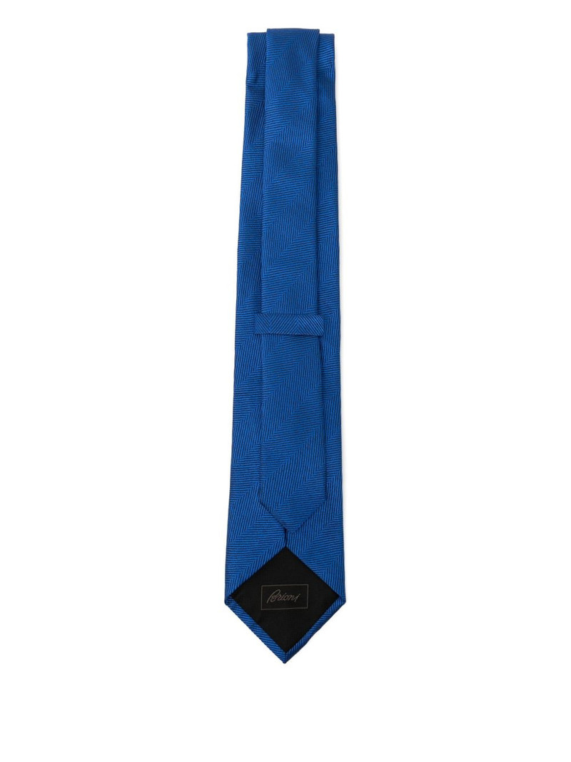 Brioni STRIPED SILK TIE outlook