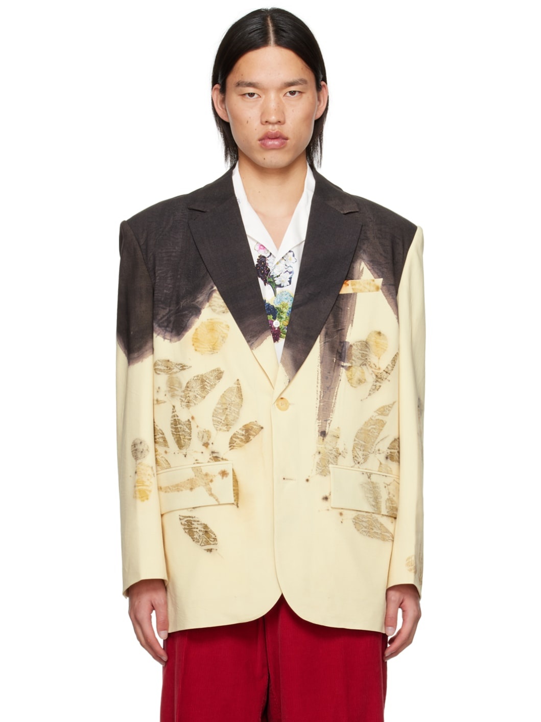 Off-White Plant-Dyed Blazer - 1