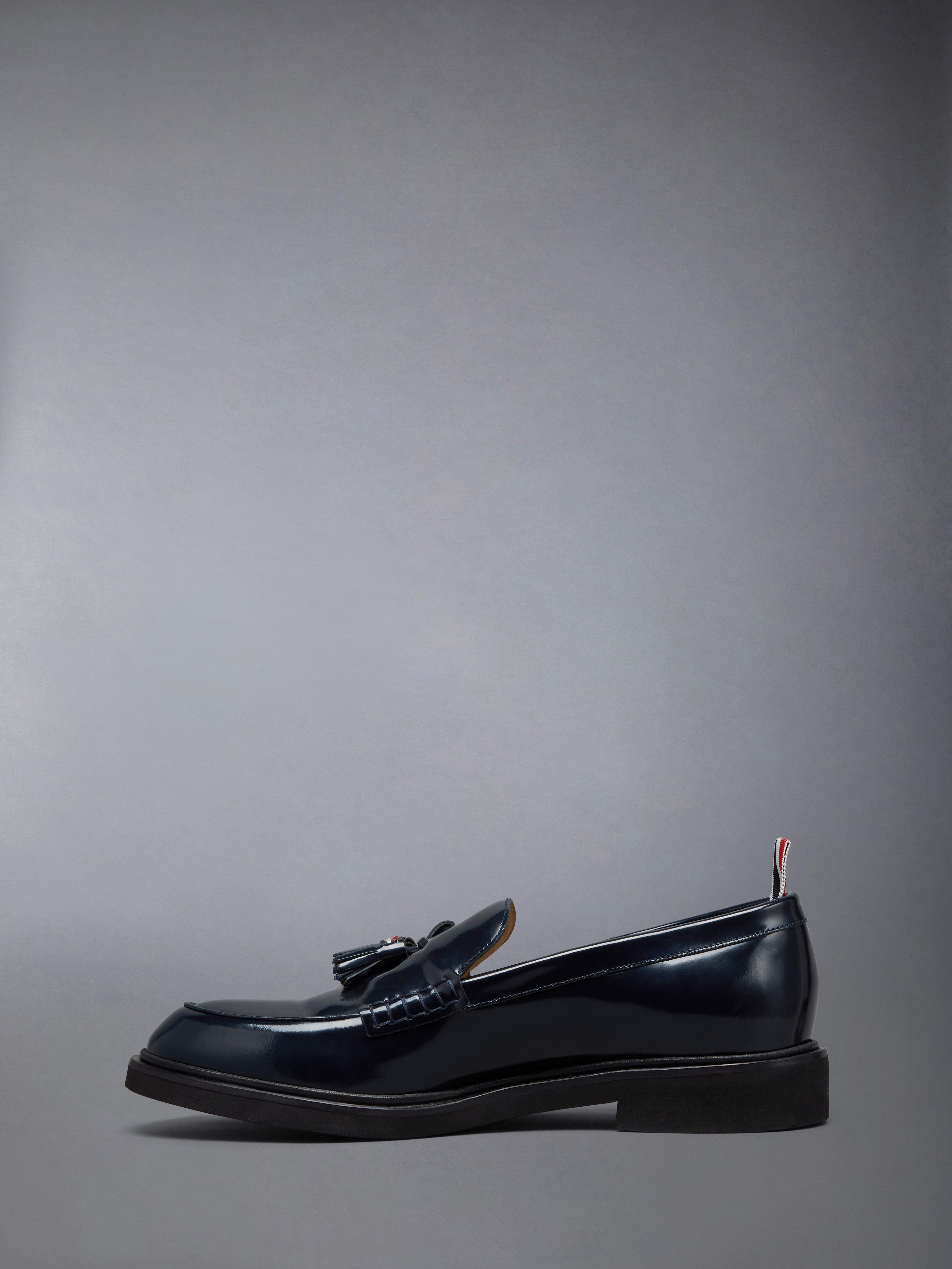 SPAZZOLATO LEATHER TASSLE LOAFER - 3