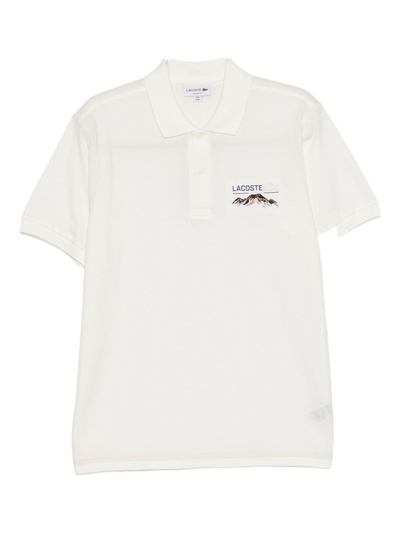 logo-motif polo shirt 1