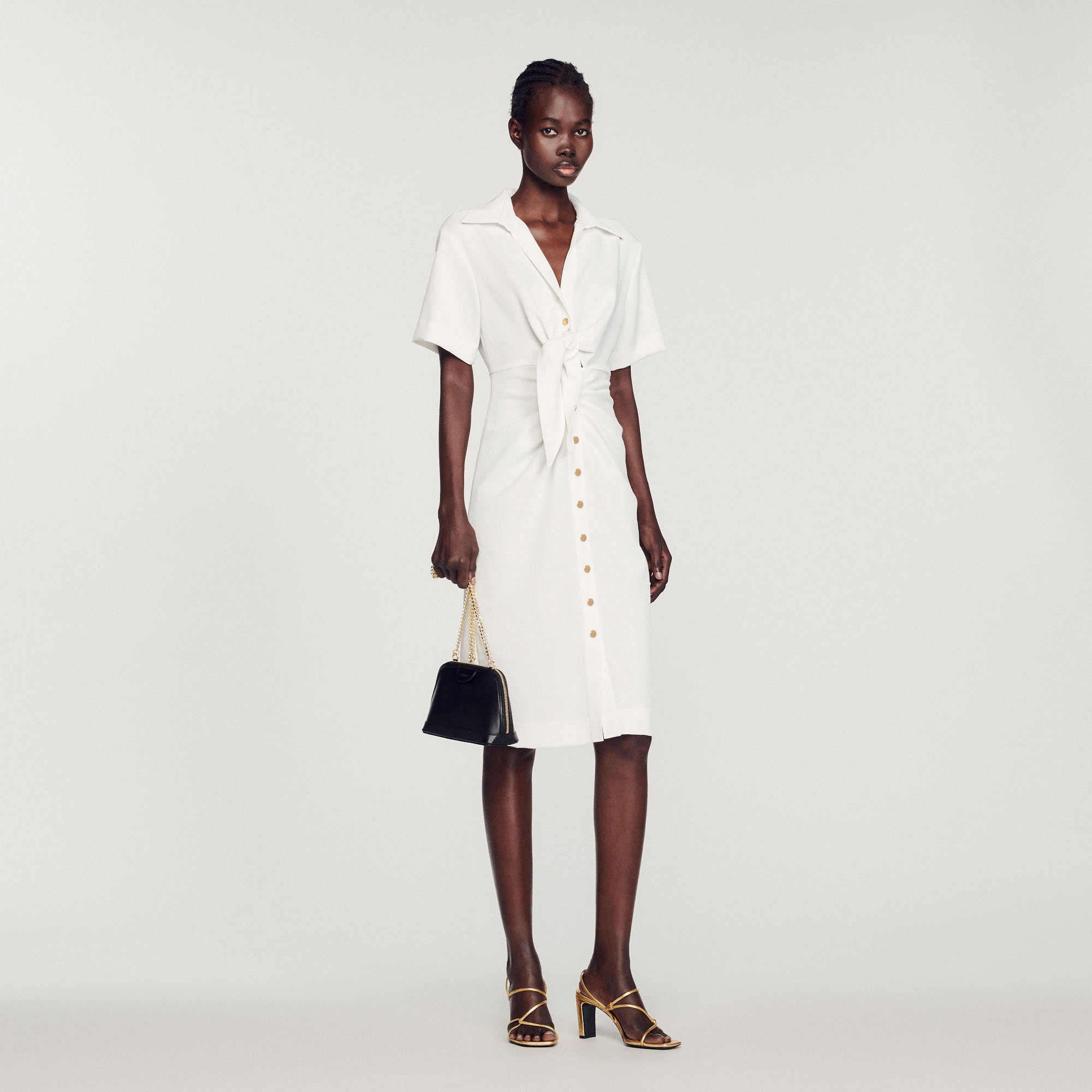 Buttoned midi dress - 2