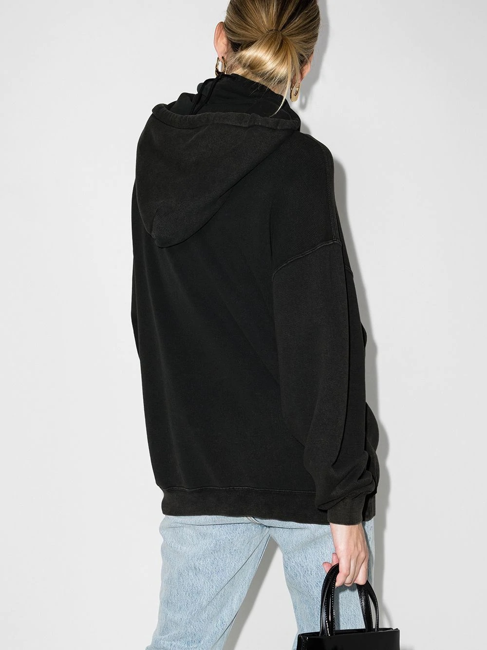 long-sleeve drawstring hoodie - 3