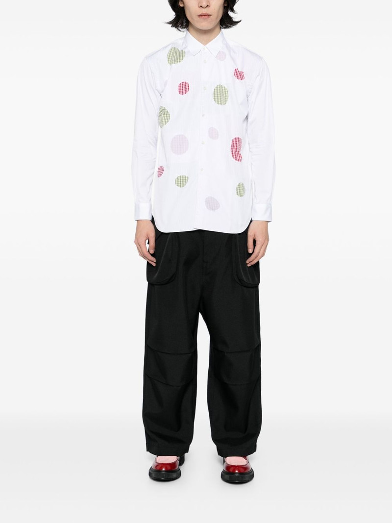 Comme des Garçons SHIRT Gingham patch shirt outlook