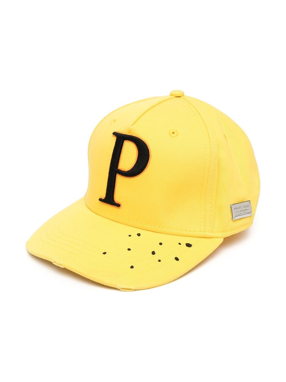 embroidered-logo baseball cap - 1