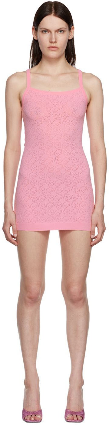 Pink Escort Minidress - 1