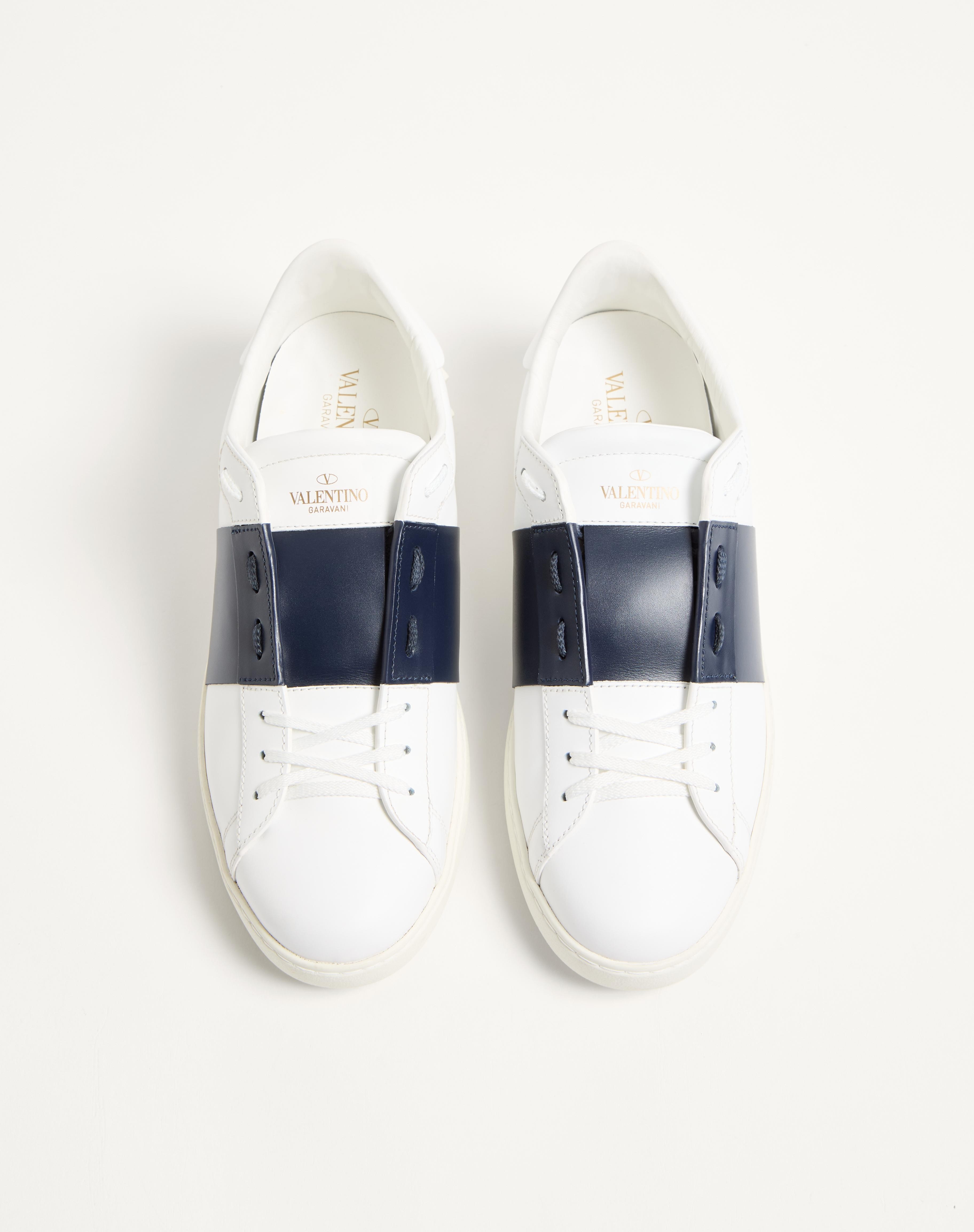 CALFSKIN OPEN SNEAKER - 5