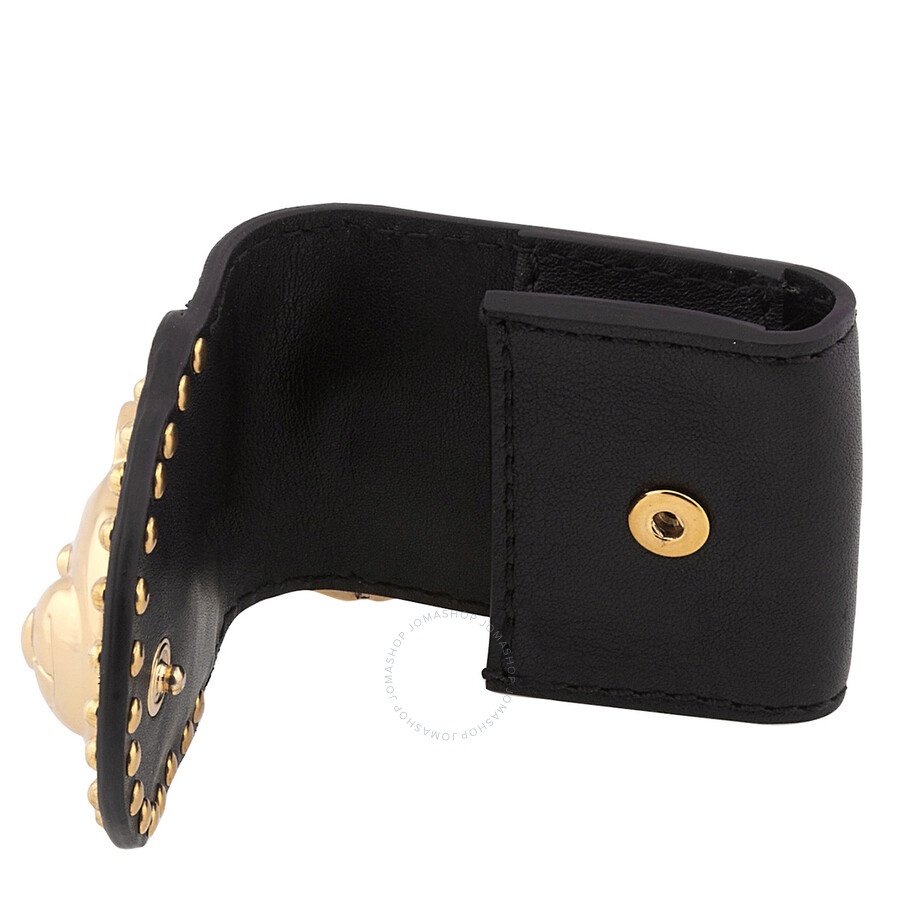 Moschino Black Studded Teddy Airpods Case - 6