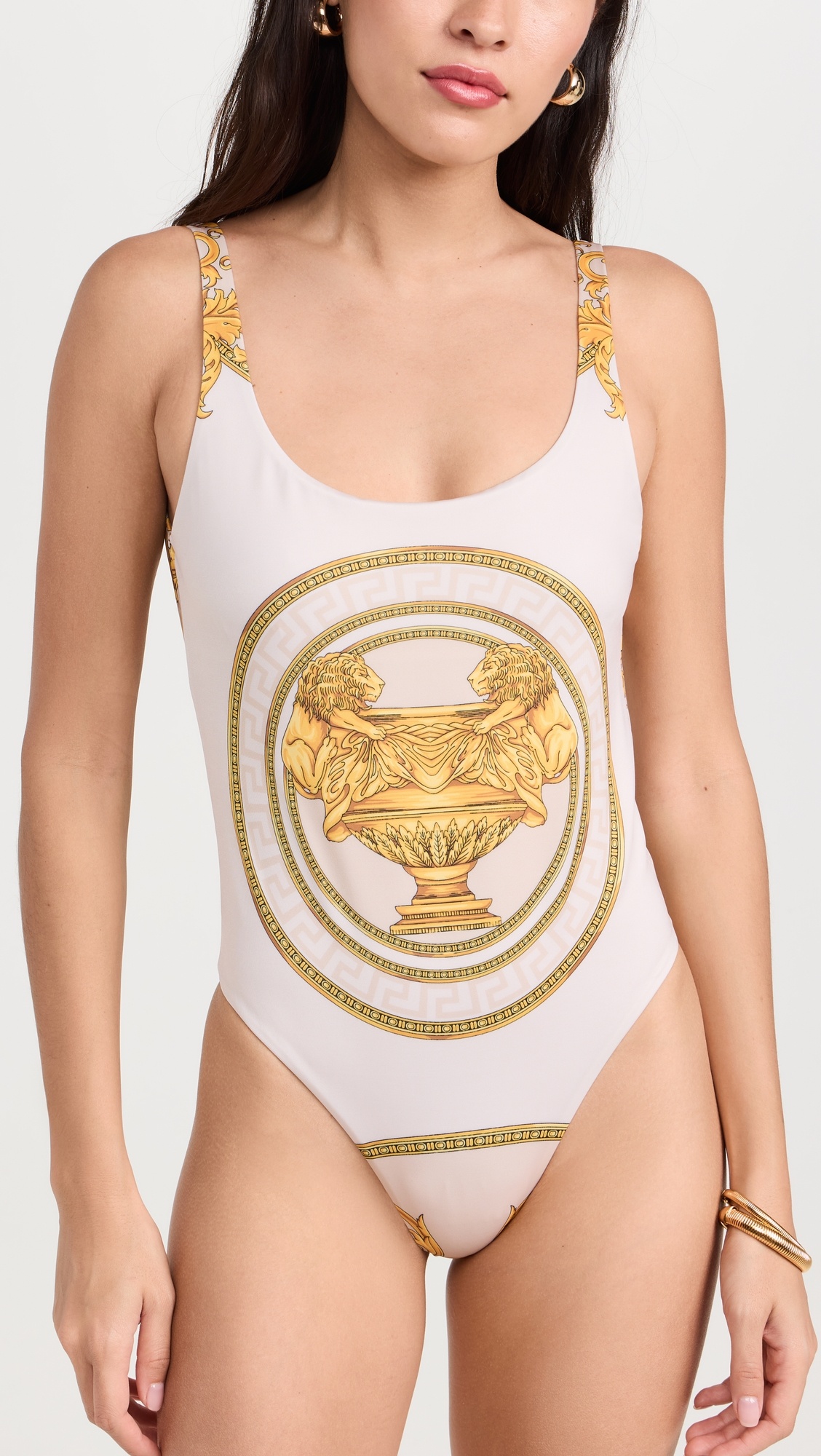 【VERSACE】 gold tone swimwear （関税送料込） VERSACE Swim One Piece | shopbop | REVERSIBLE