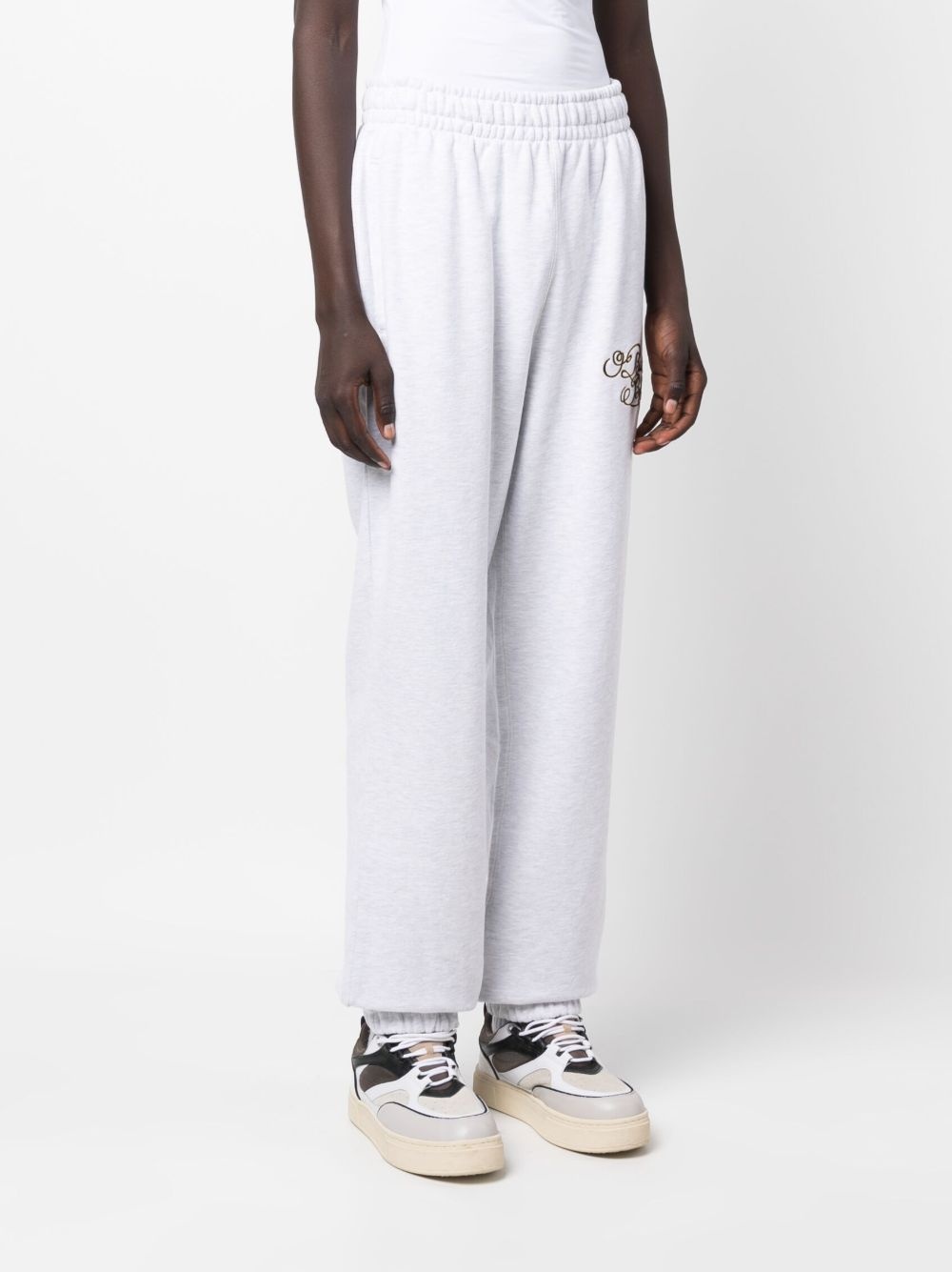 embroidered-logo track pants - 3