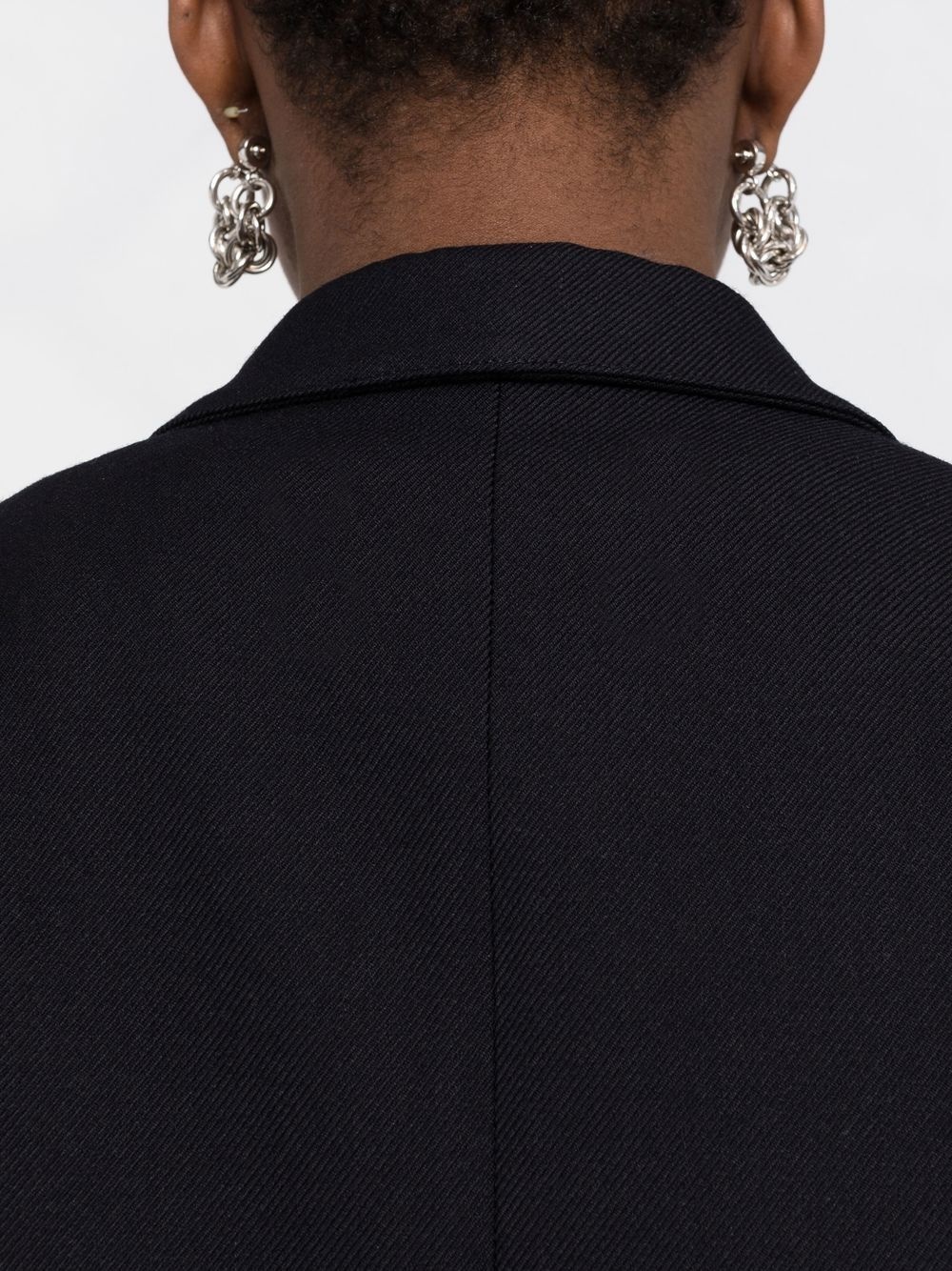 single-breasted oversized blazer - 5
