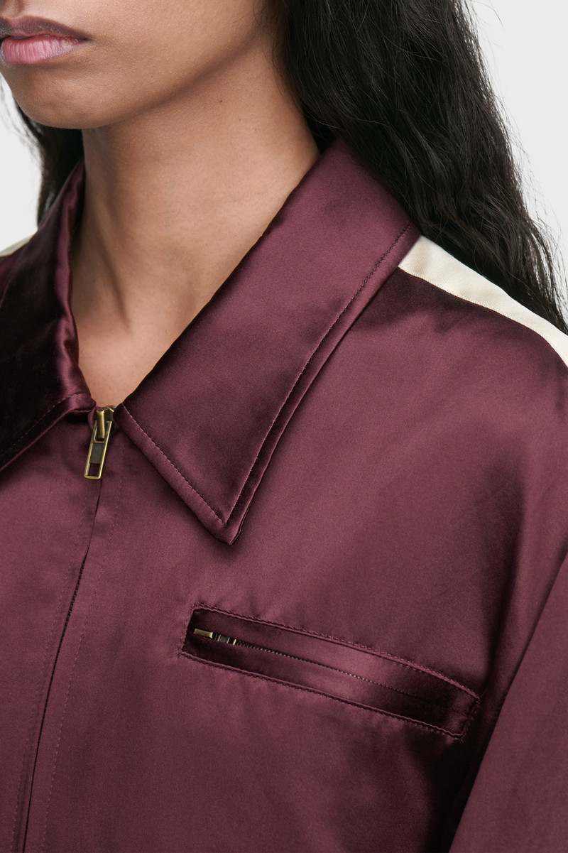 Satin Bomber Jacket 5