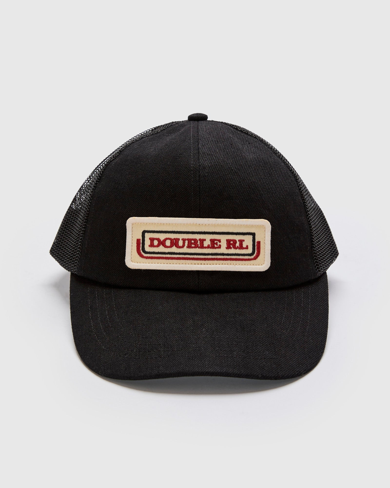 Double RL Trucker Cap in Black - 3