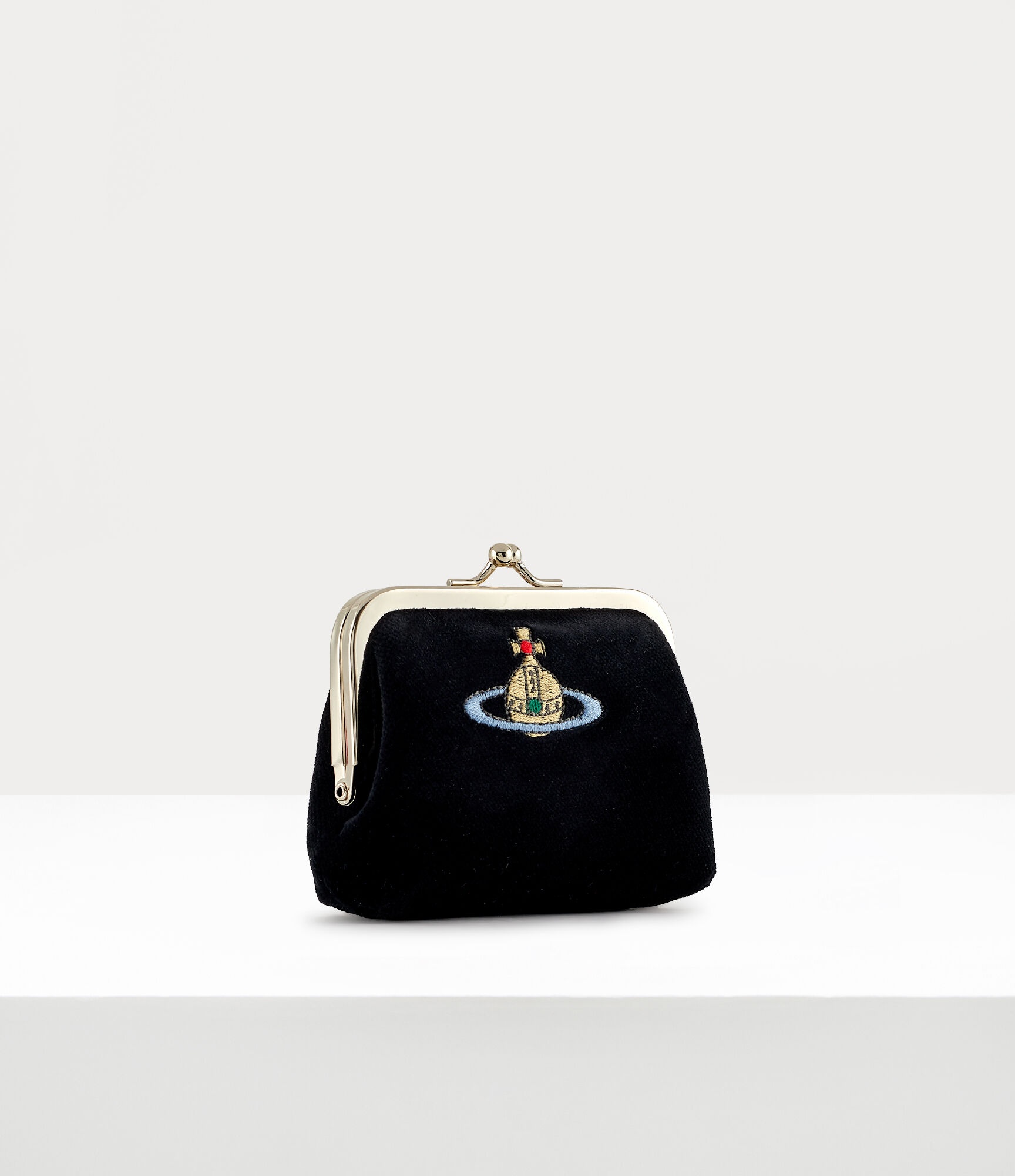 EMBROIDERED ORB FRAME COIN PURSE - 2