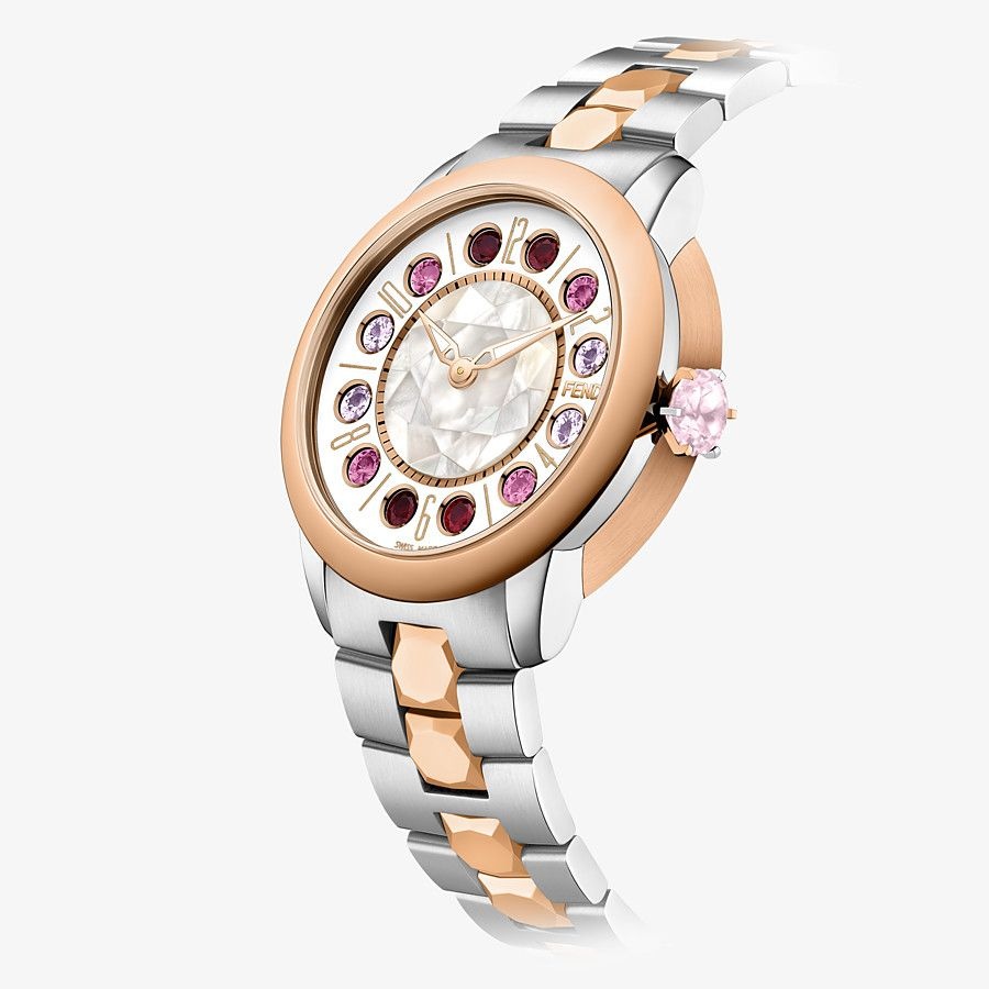 38 MM - Watch with rotating gemstones - 3