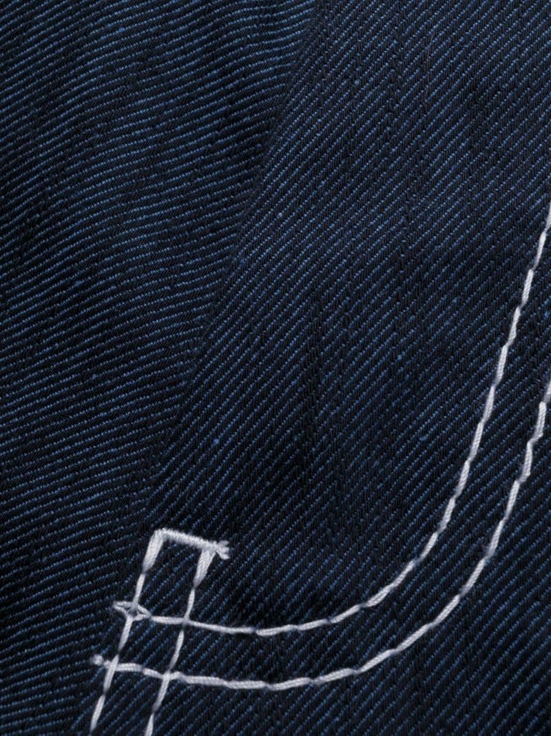 mid-rise straight-leg jeans - 6
