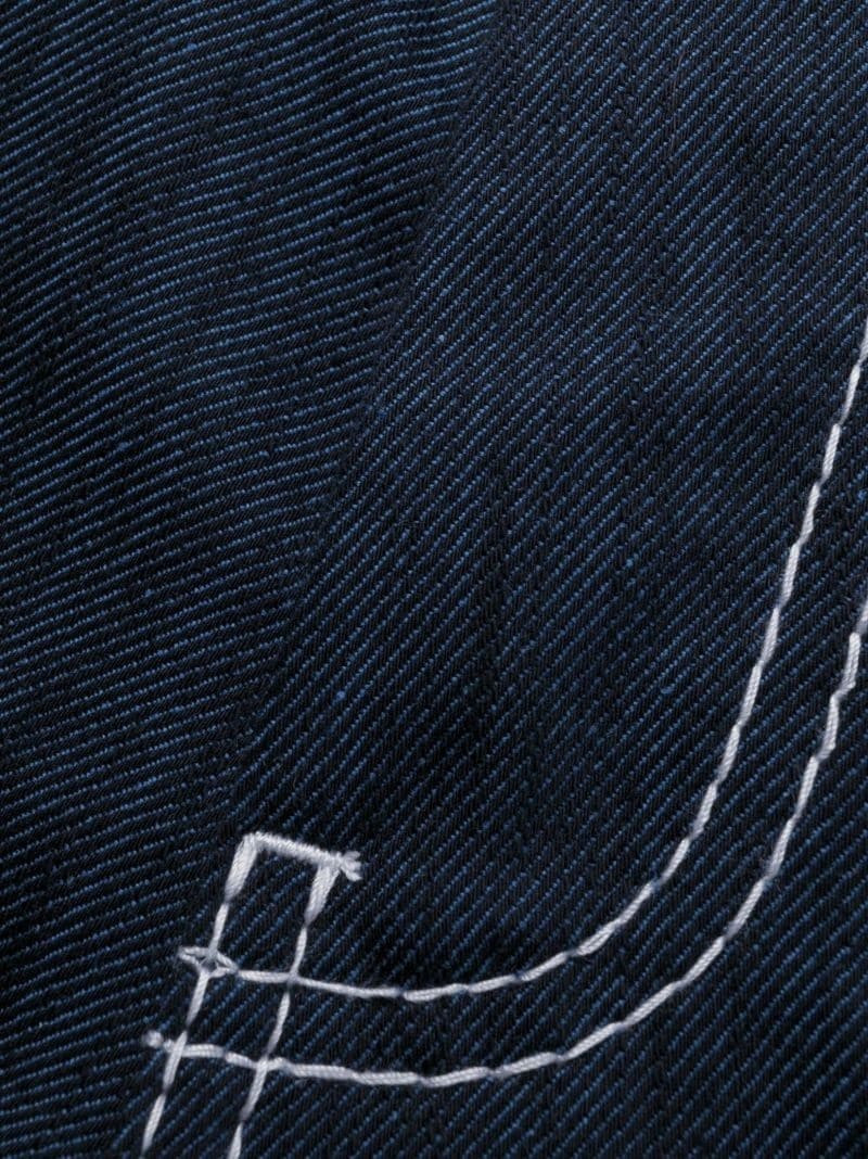 mid-rise straight-leg jeans 6